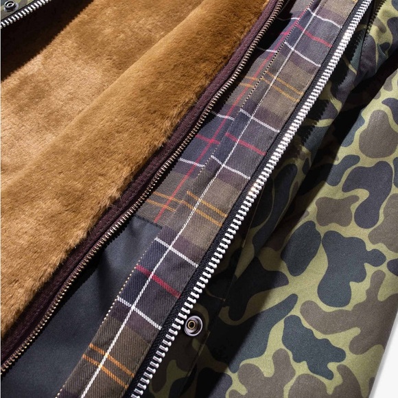 Noah X Barbour Camo Bedale Jacket - Picture 7 of 8